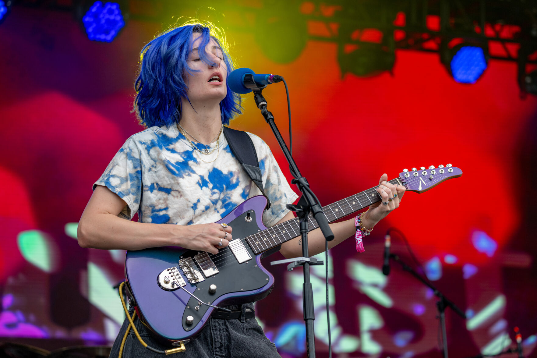 Slothrust on stage on 1st day of Louder Than Life Louisville